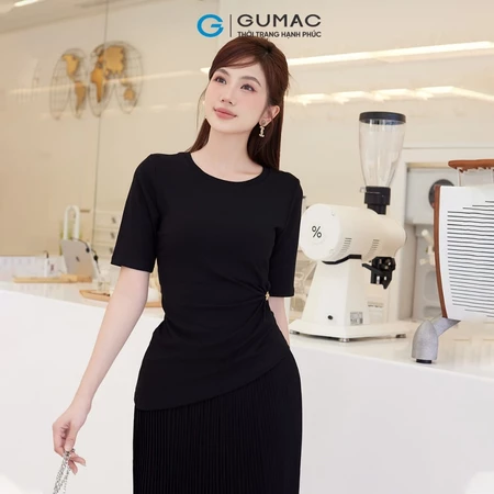 Áo thun đính phụ kiện thời trang GUMAC ATE11051