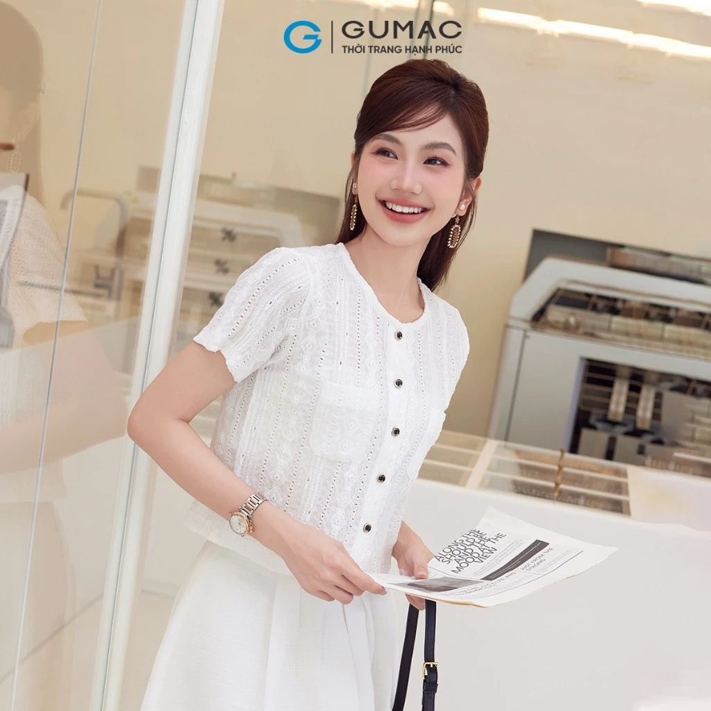 Áo thun kiểu túi đắp thời trang GUMAC ATE11038