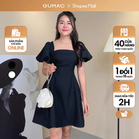 Đầm tay bí thời trang GUMAC LDE0709