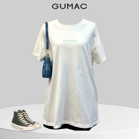 Áo thun in chữ thời trang Gmorning - GUMAC YATE06045
